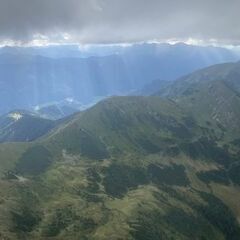 Flugwegposition um 13:53:23: Aufgenommen in der Nähe von Radmer, 8795, Österreich in 2222 Meter
